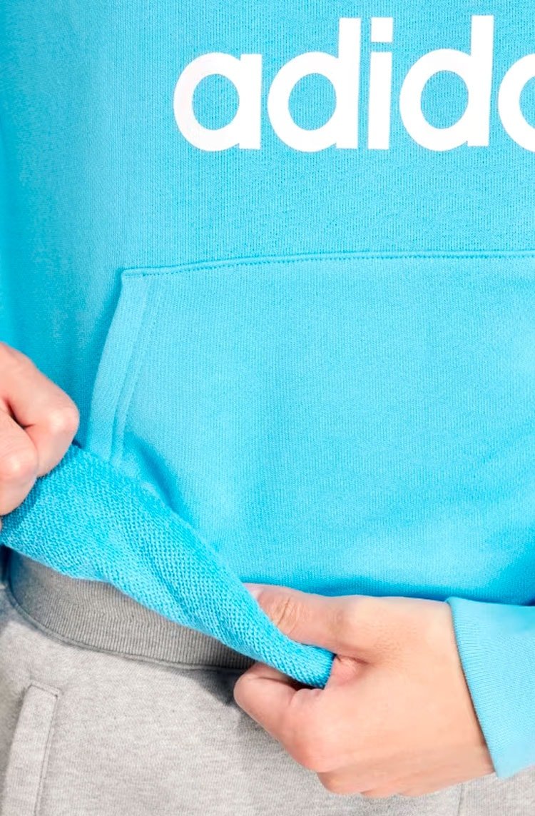 Blusa Moletinho Adidas Capuz Adicolor Classics Trefoil Azul Claro - NewSkull