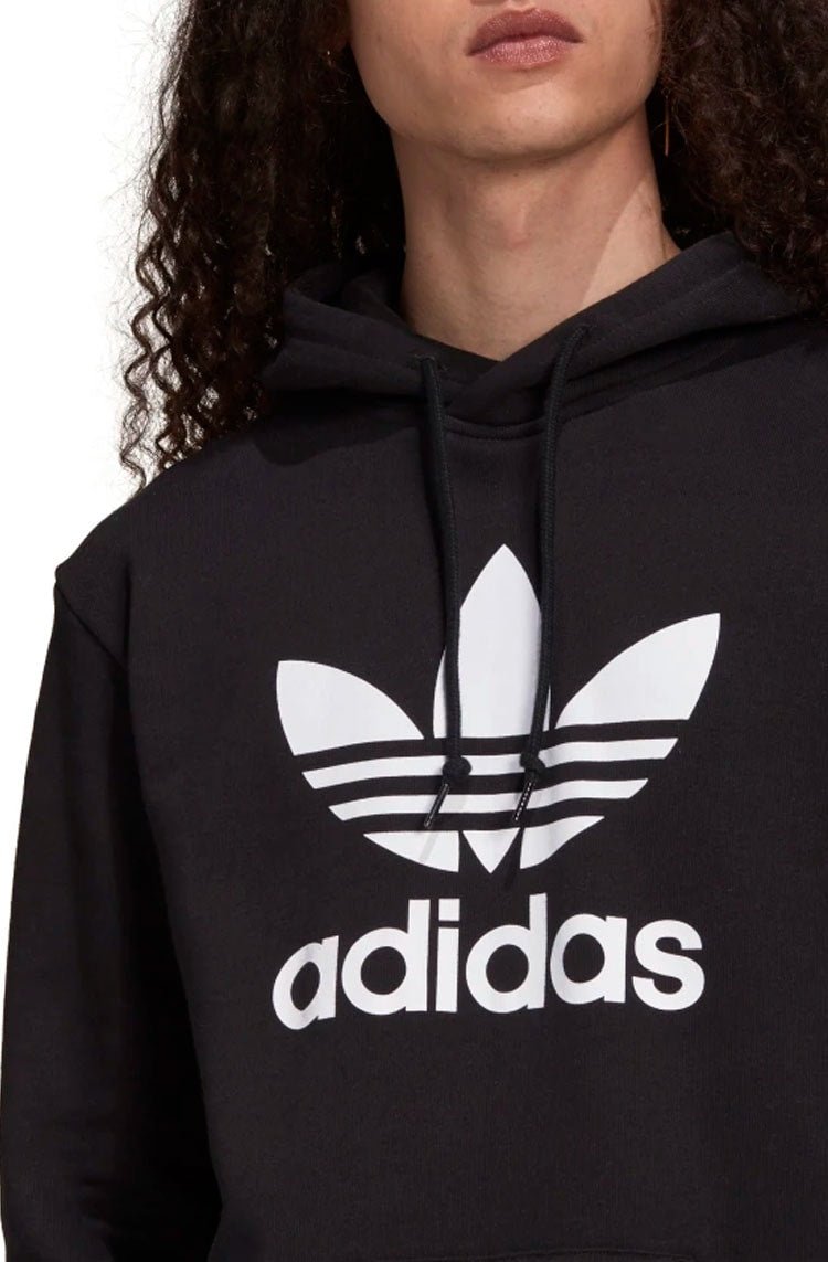 Blusa Moletom Adidas Capuz Adicolor Classics Trefoil Preto/Branco - NewSkull