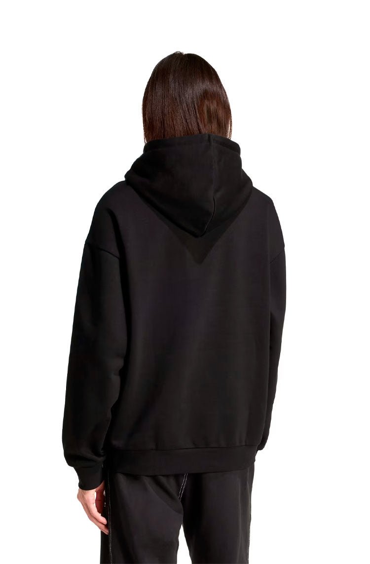 Blusa Moletom Adidas Capuz Baggy Adicolor Preto/Branco - NewSkull