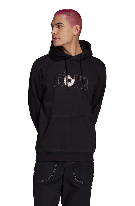 Blusa Moletom Adidas The Simpsons DOH Preto/Lilas - NewSkull