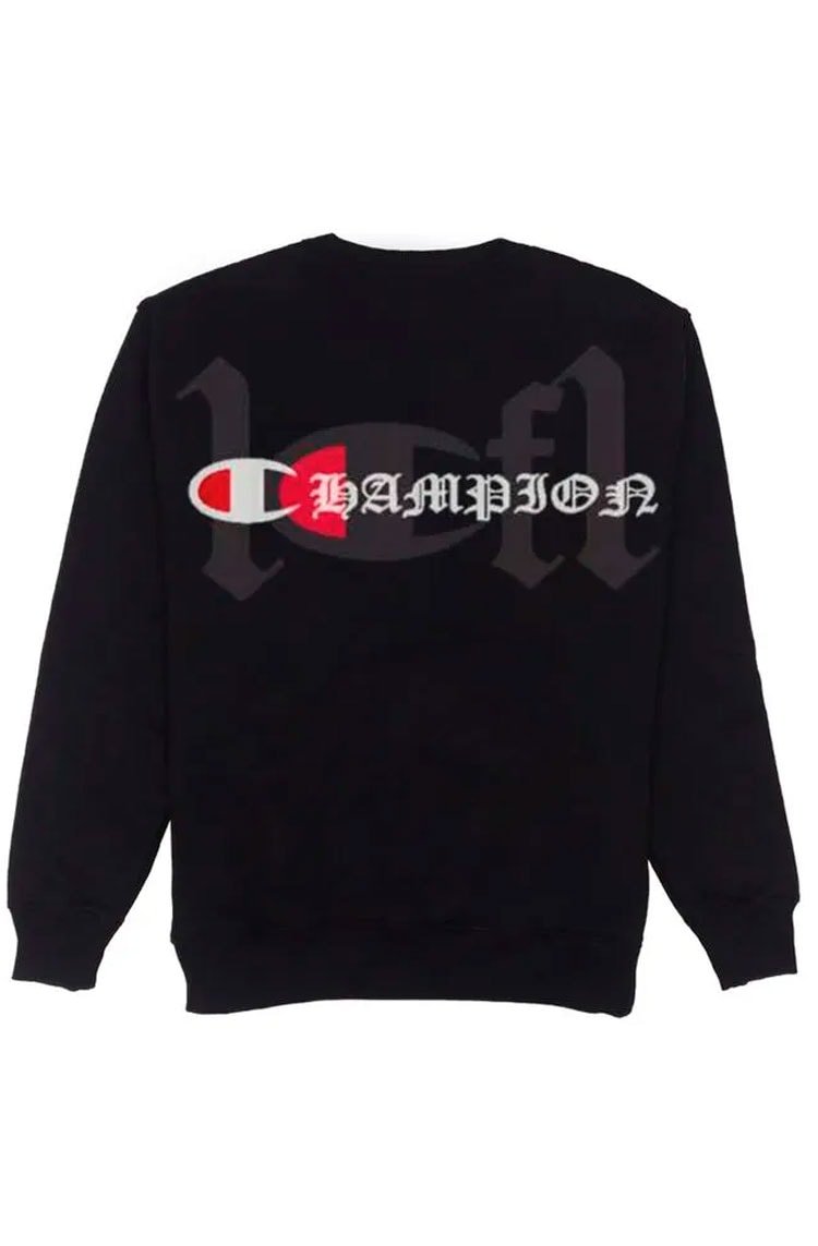 Blusa Moletom Careca Champion Transfer 10F1 Exclusiviist Preto - NewSkull