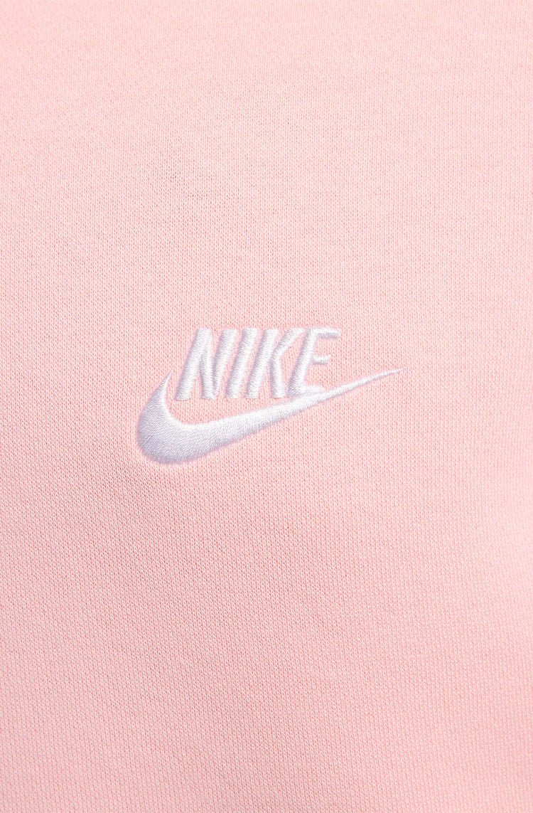 Blusa Moletom Nike Sportswear Club Fleece Masculino Rosa/Branco - NewSkull