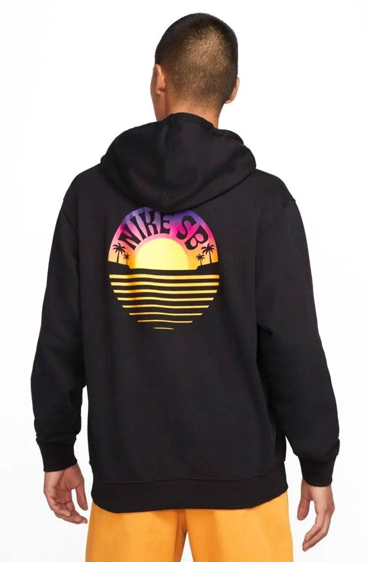 Blusão Moletom Nike SB Unissex Preto/Amarelo - NewSkull