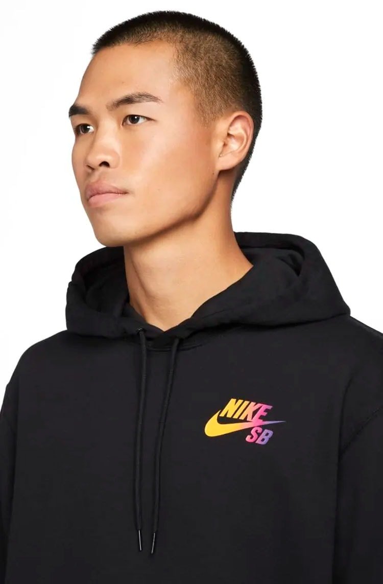 Blusão Moletom Nike SB Unissex Preto/Amarelo - NewSkull