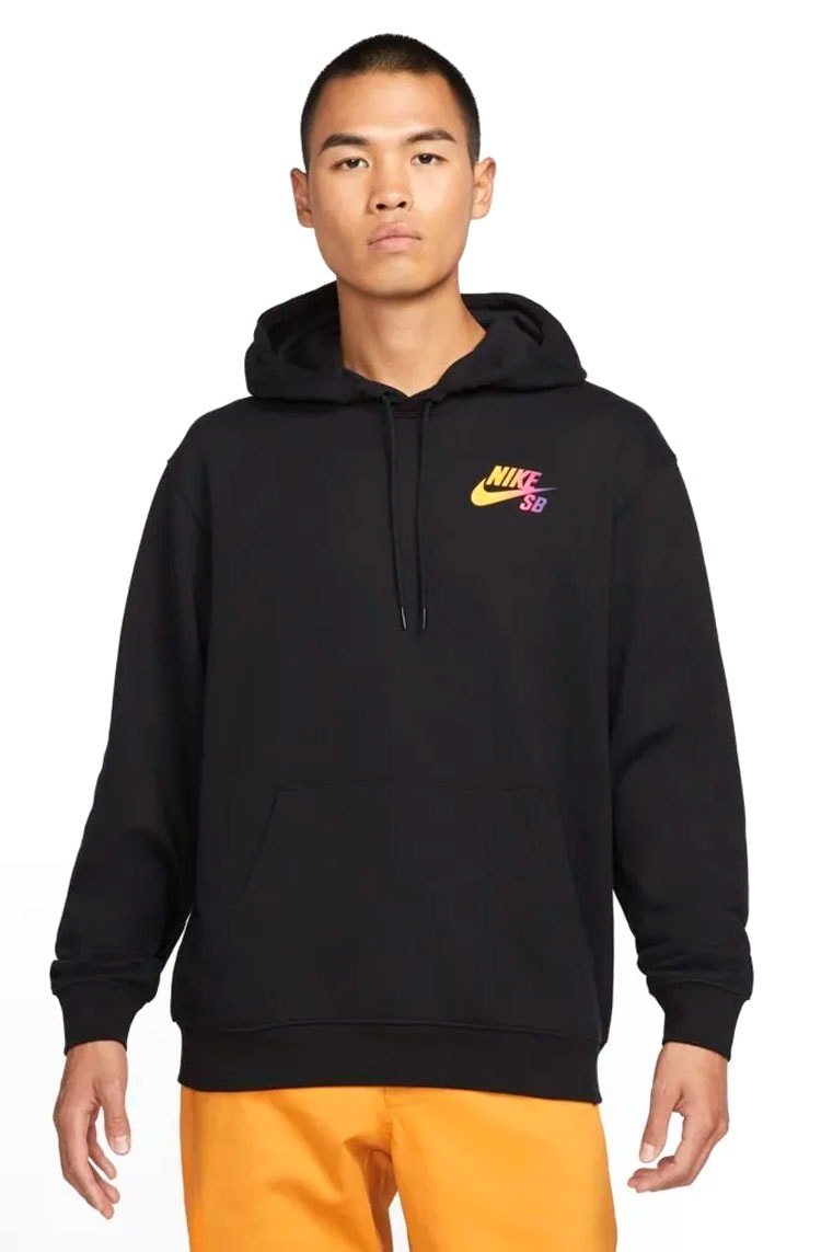 Blusão Moletom Nike SB Unissex Preto/Amarelo - NewSkull