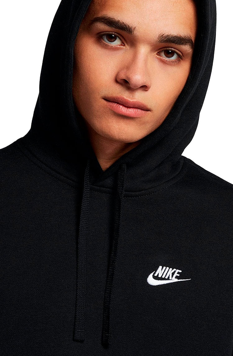 Blusão Moletom Nike Sportswear Club Fleece Unissex Preto/Branco - NewSkull