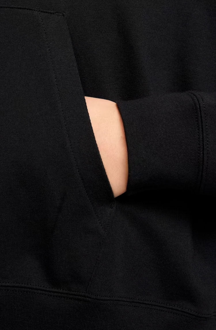 Blusão Moletom Nike Sportswear Oversized Feminino Preto/Branco - NewSkull