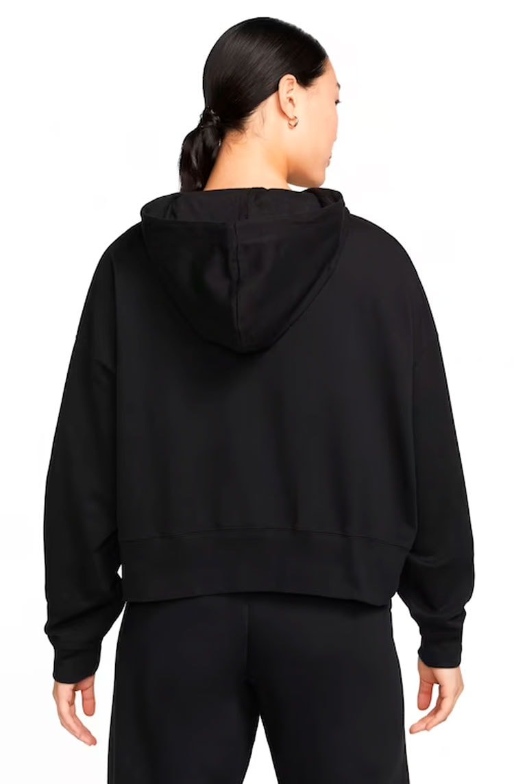 Blusão Moletom Nike Sportswear Oversized Feminino Preto/Branco - NewSkull