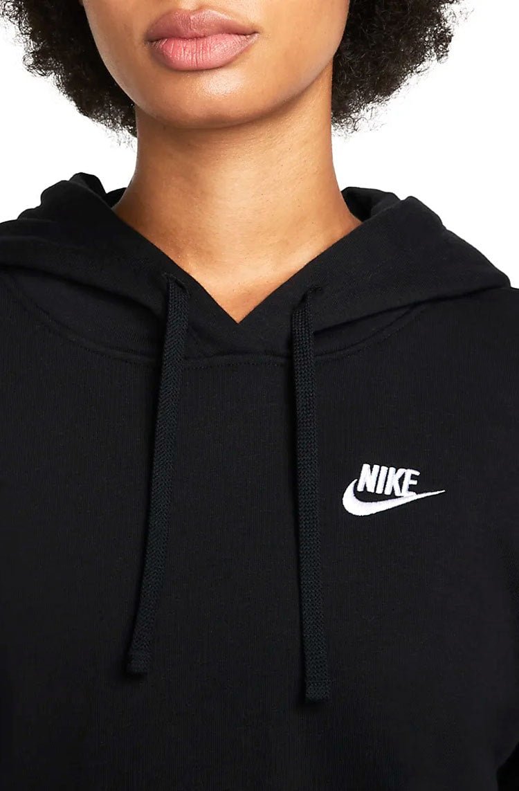 Blusão Nike Sportswear Club Fleece Feminino Preto/Branco - NewSkull