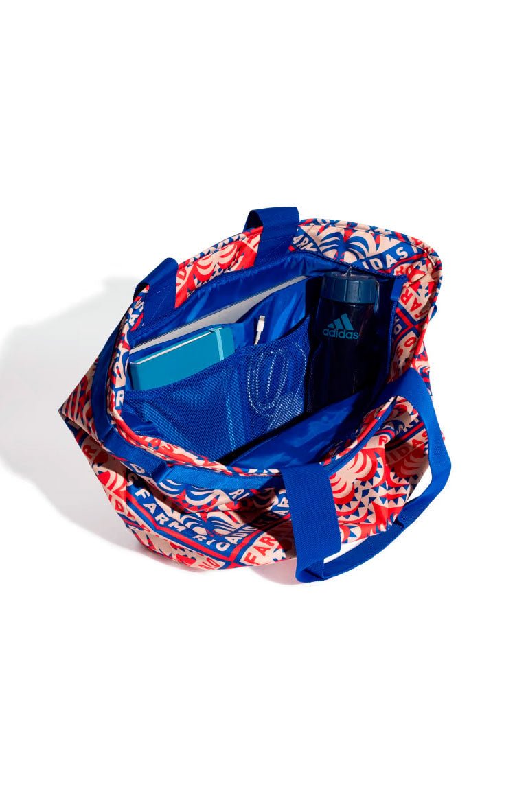Bolsa Adidas x FARM RIO Tote Azul/Vermelho - NewSkull