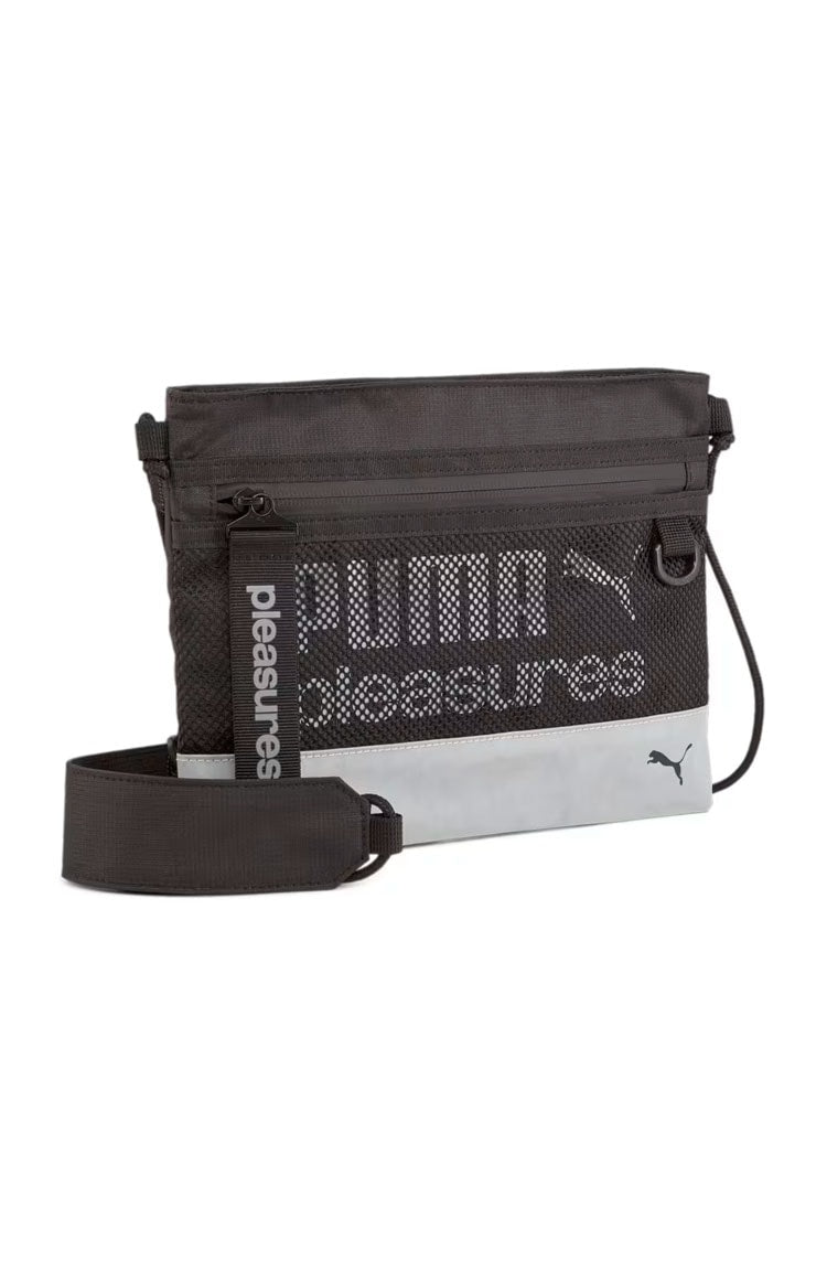 Bolsa Puma Transversal X Pleasures Preto/Branco - NewSkull