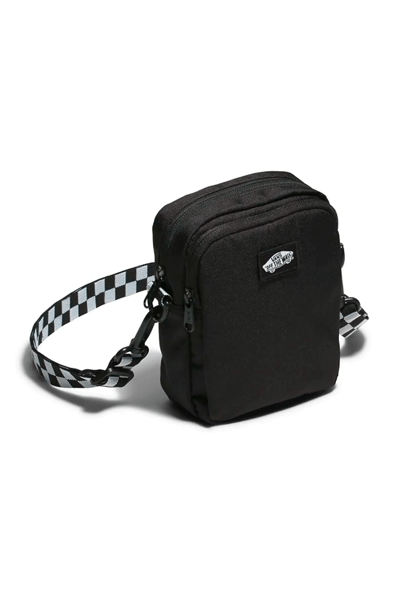 Bolsa Vans Getter Crosbody Unissex Preto/Branco - NewSkull