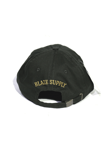 Boné Aba Curva Blaze Supply 6 Panel Pipe Dark Green Strapback Verde - NewSkull