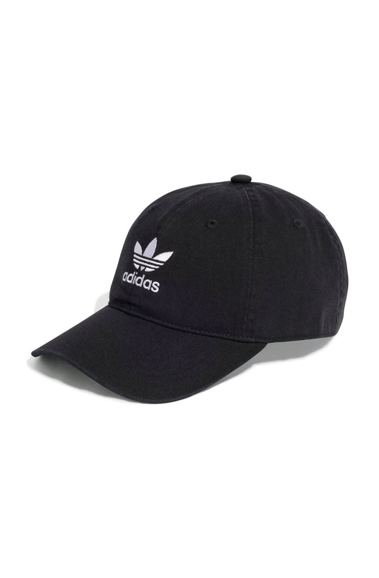 Boné Adidas Adicolor Classics Trefoil Baseball Preto/Branco - NewSkull