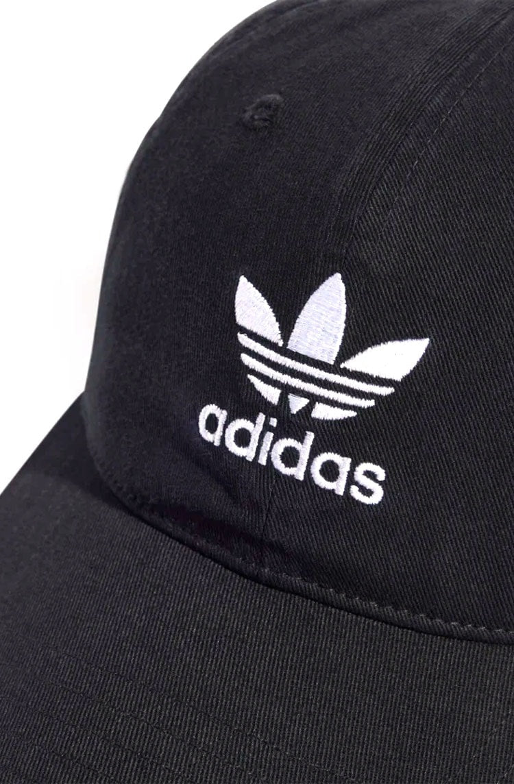 Boné Adidas Adicolor Classics Trefoil Baseball Preto/Branco - NewSkull