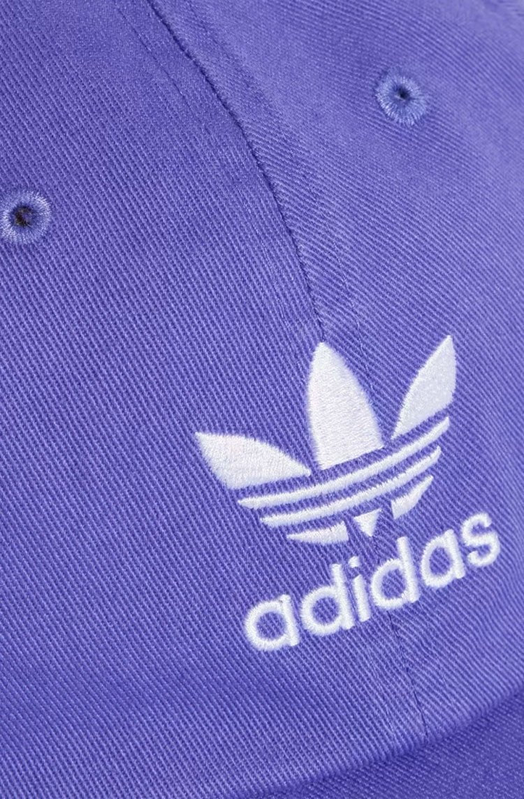 Boné Adidas Beisebol Estonado Adicolor Classics Trefoil Lilás - NewSkull