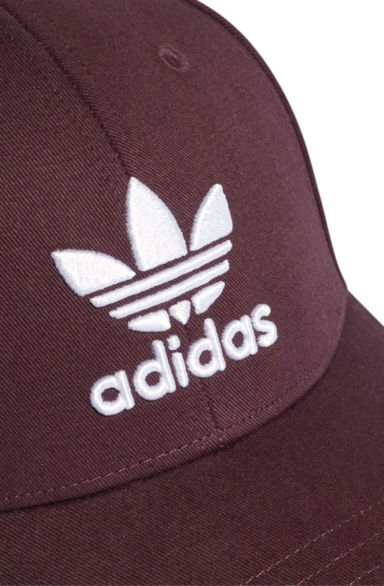 Boné Adidas Trefoil Baseball Bordo/Branco - NewSkull
