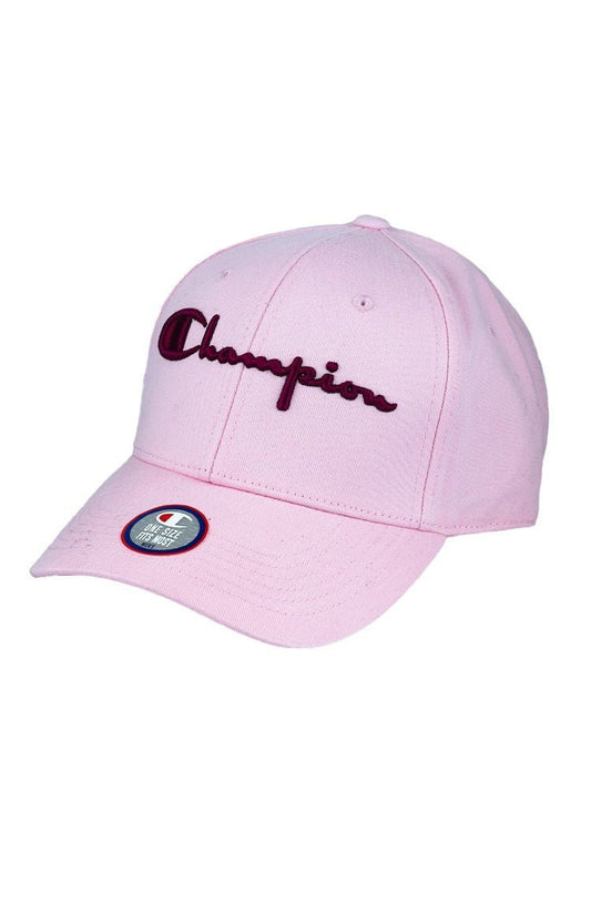 Bone Champion Aba Curva Bordado Strapback Rosa/Vermelho - NewSkull
