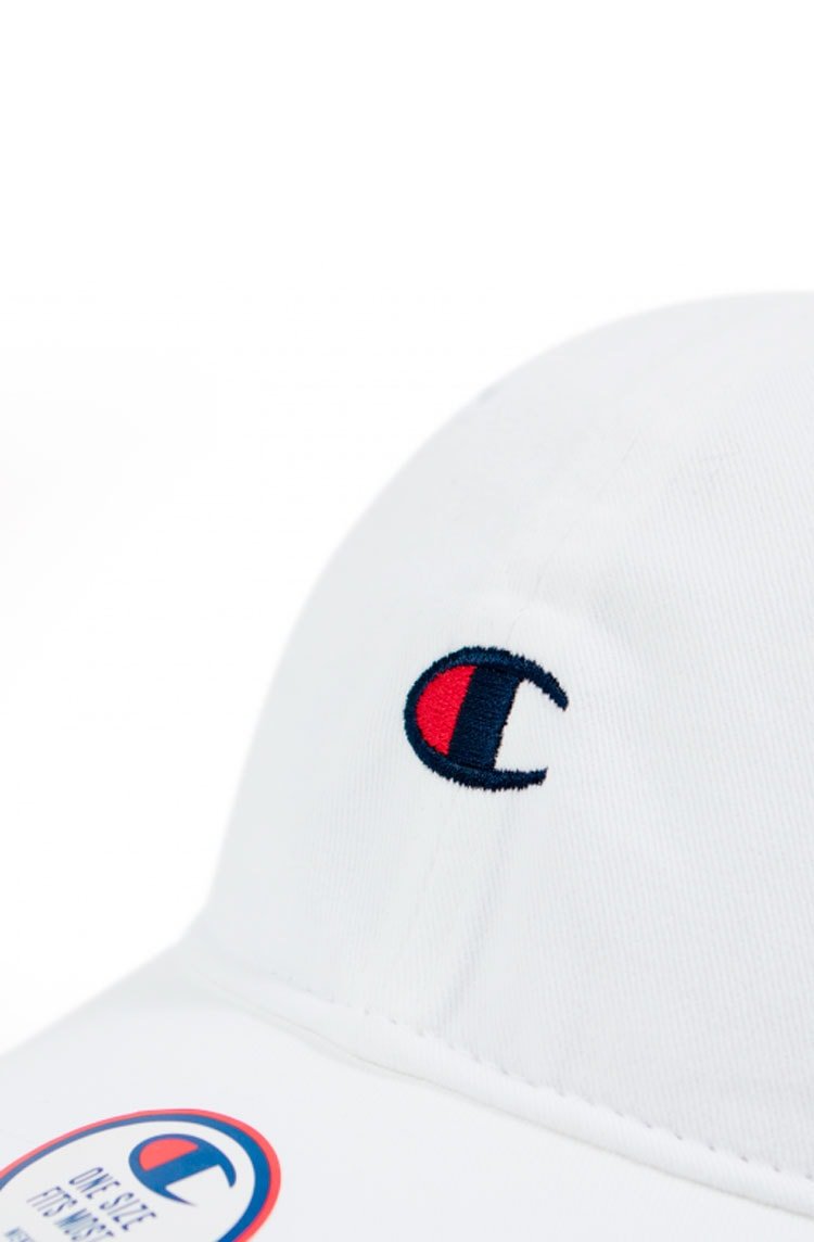 Boné Champion Aba Curva Dad Hat Branco H78458 - Bra - NewSkull