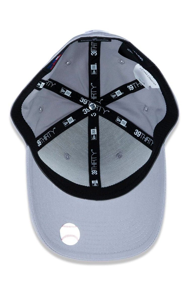 Boné New Era 39THIRTY MLB New York Yankees Cinza/Branco - NewSkull
