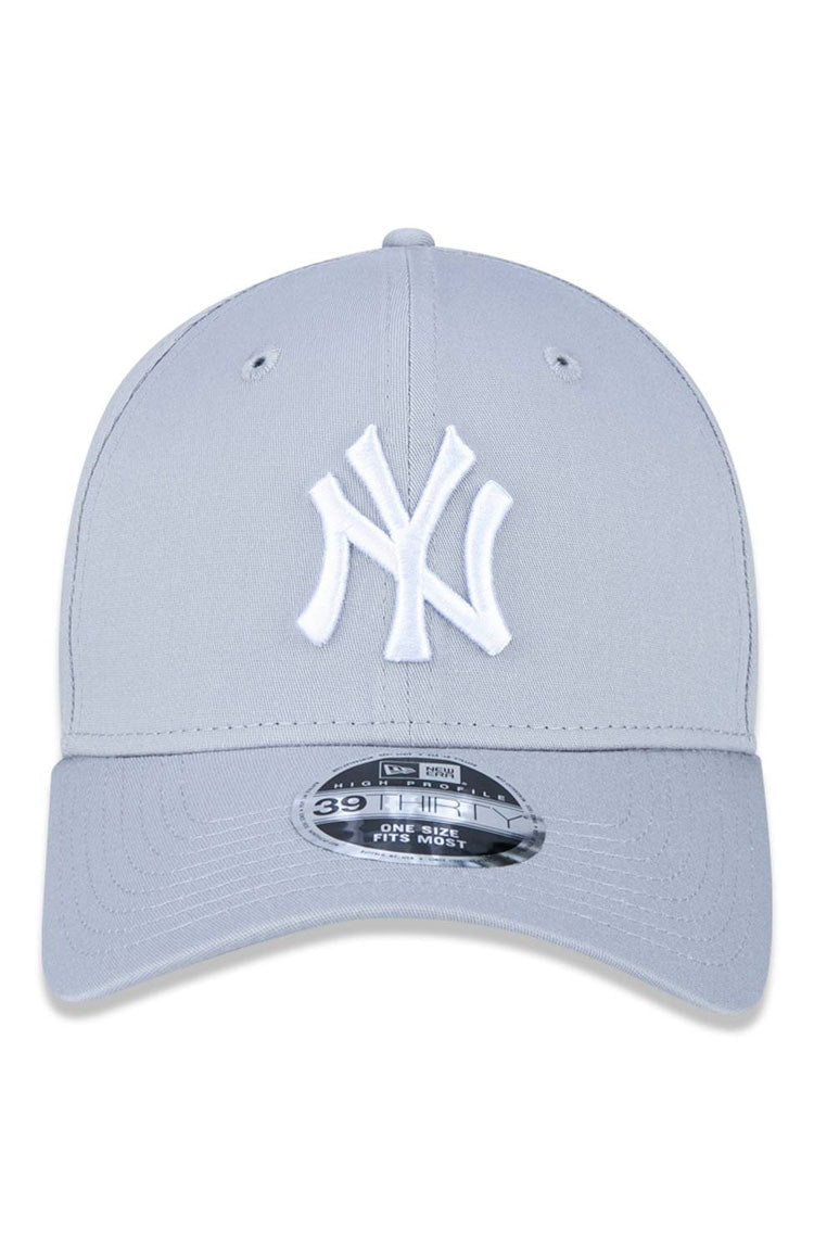 Boné New Era 39THIRTY MLB New York Yankees Cinza/Branco - NewSkull