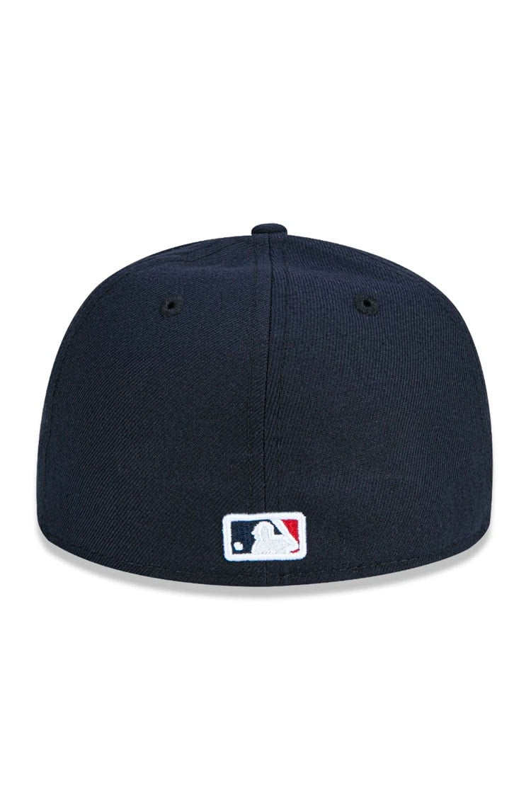 Boné New Era 59fifty Atlanta Braves Mlb Azul Marinho/Branco - NewSkull