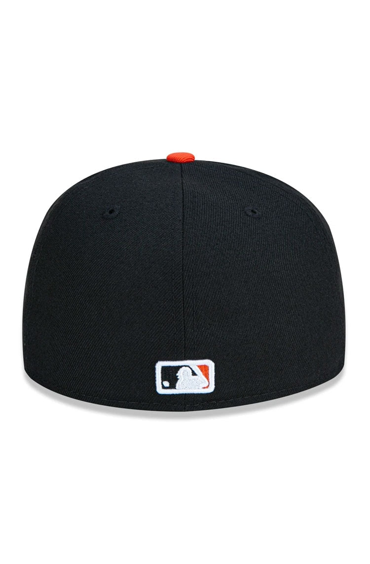Boné New Era 59fifty Baltimore Orioles Mlb Preto/Laranja - NewSkull