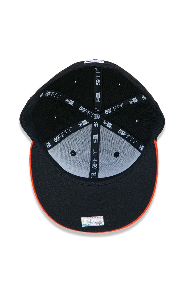 Boné New Era 59fifty Baltimore Orioles Mlb Preto/Laranja - NewSkull