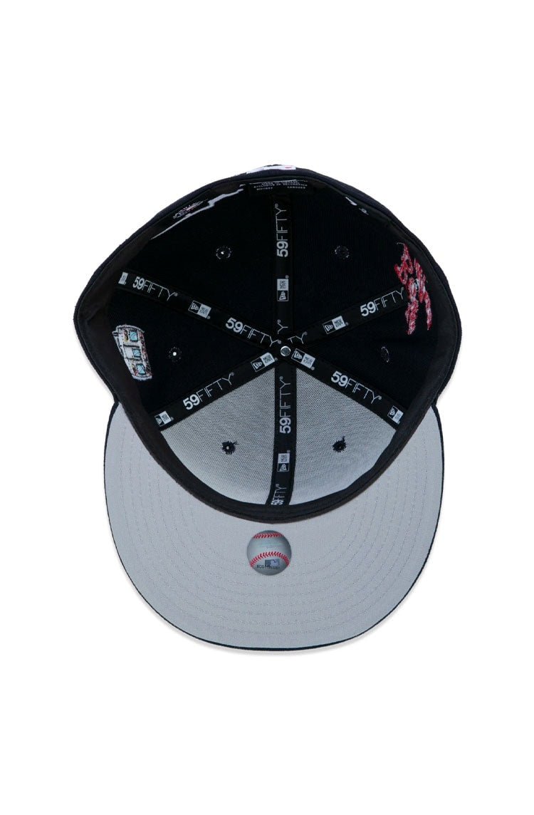 Boné New Era 59fifty Boston Red Sox City Transit Aba Reta Preto - NewSkull