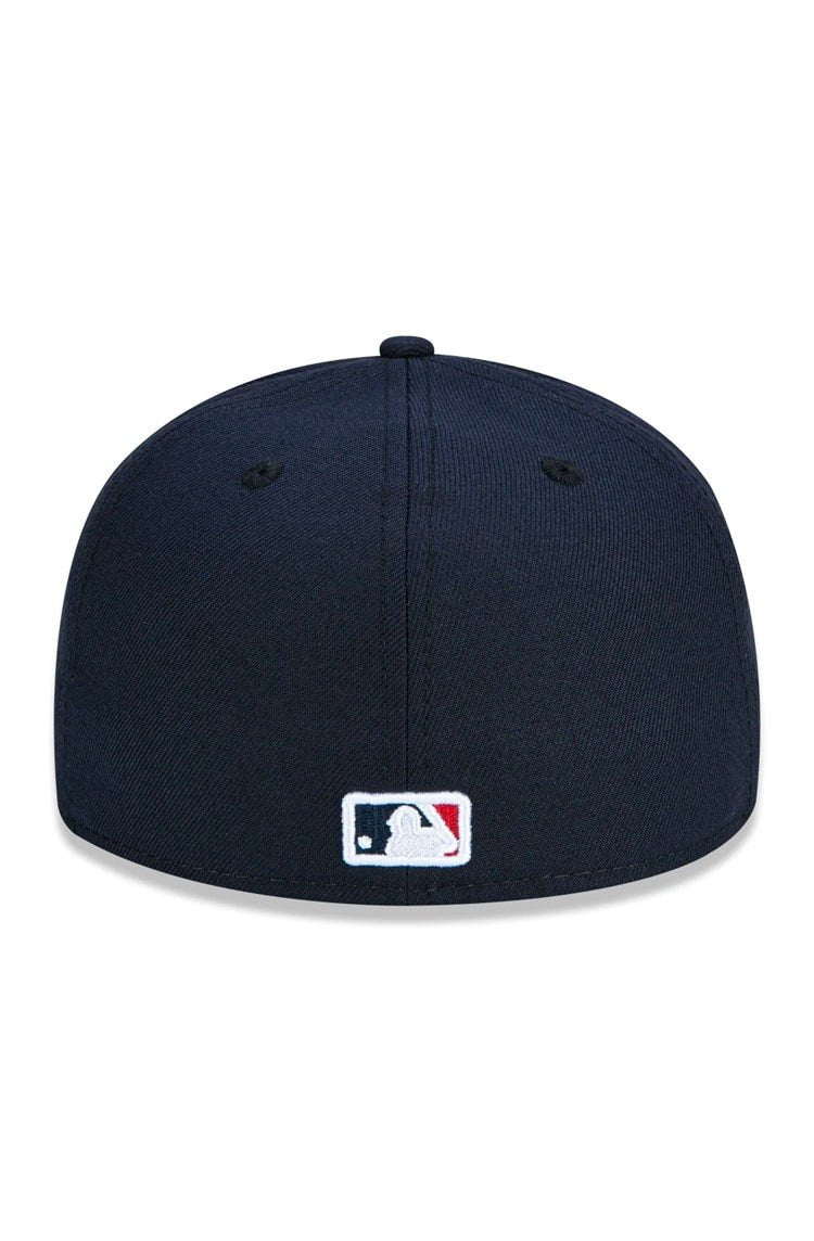 Boné New Era 59fifty Boston Red Sox Mlb Azul Marinho/Vermelho - NewSkull