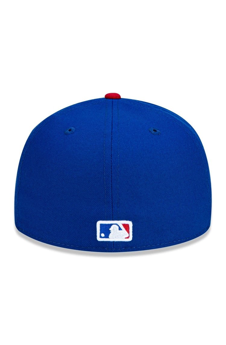 Boné New Era 59fifty Chicago Cubs Mlb Azul/Vermelho - NewSkull