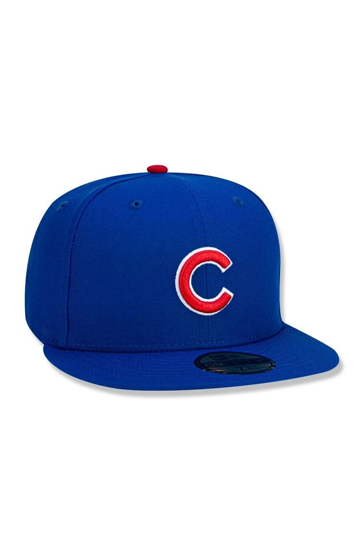 Boné New Era 59fifty Chicago Cubs Mlb Azul/Vermelho - NewSkull