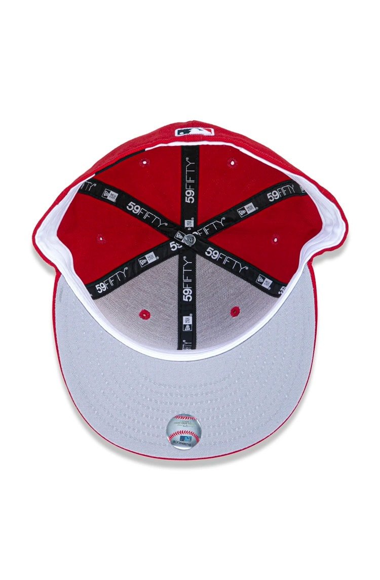 Boné New Era 59FIFTY Cincinnati Reds MLB Vermelho/Branco - NewSkull