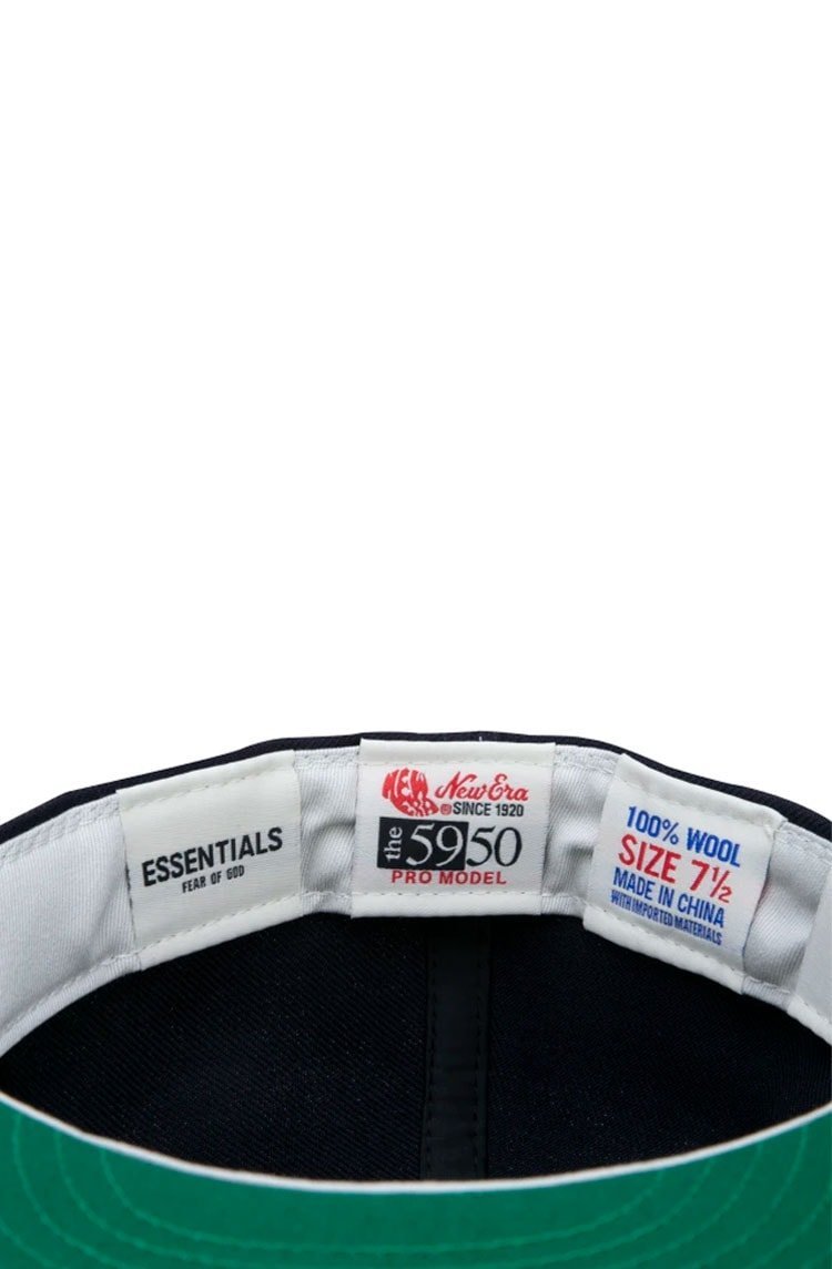 Boné New Era 59fifty Fitted Essentials Fear Of God Azul/Branco - NewSkull