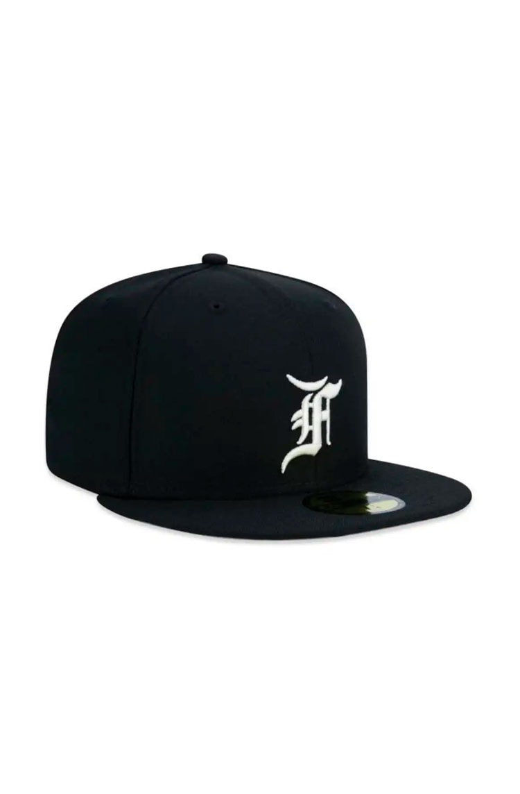 Boné New Era 59FIFTY Fitted Fear of God Ballpark Aba Reta Preto - NewSkull