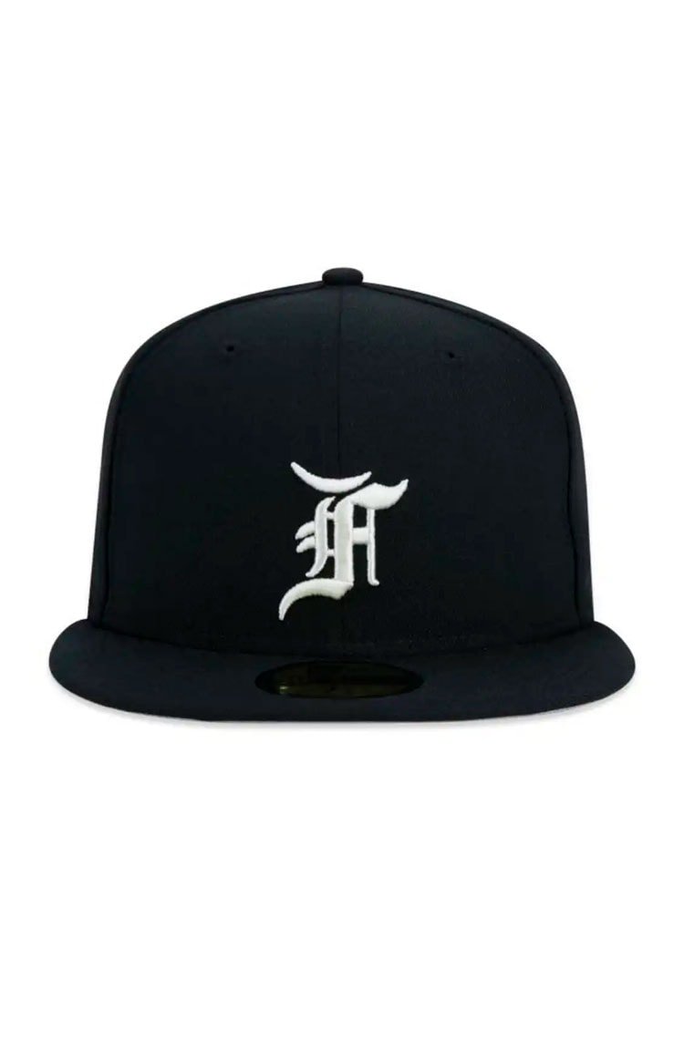 Boné New Era 59FIFTY Fitted Fear of God Ballpark Aba Reta Preto - NewSkull