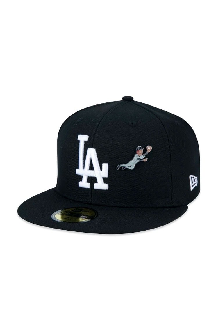 Boné New Era 59FIFTY Fitted MLB Los Angeles Dodgers All Building Preto - NewSkull