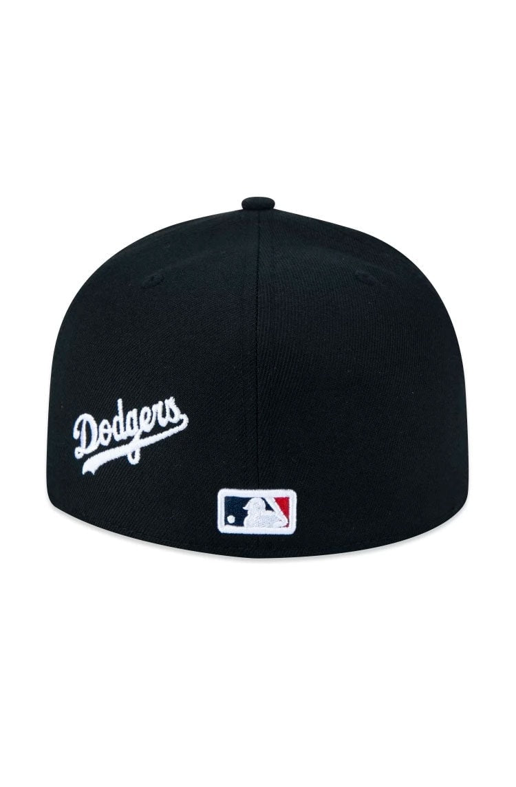 Boné New Era 59FIFTY Fitted MLB Los Angeles Dodgers All Building Preto - NewSkull