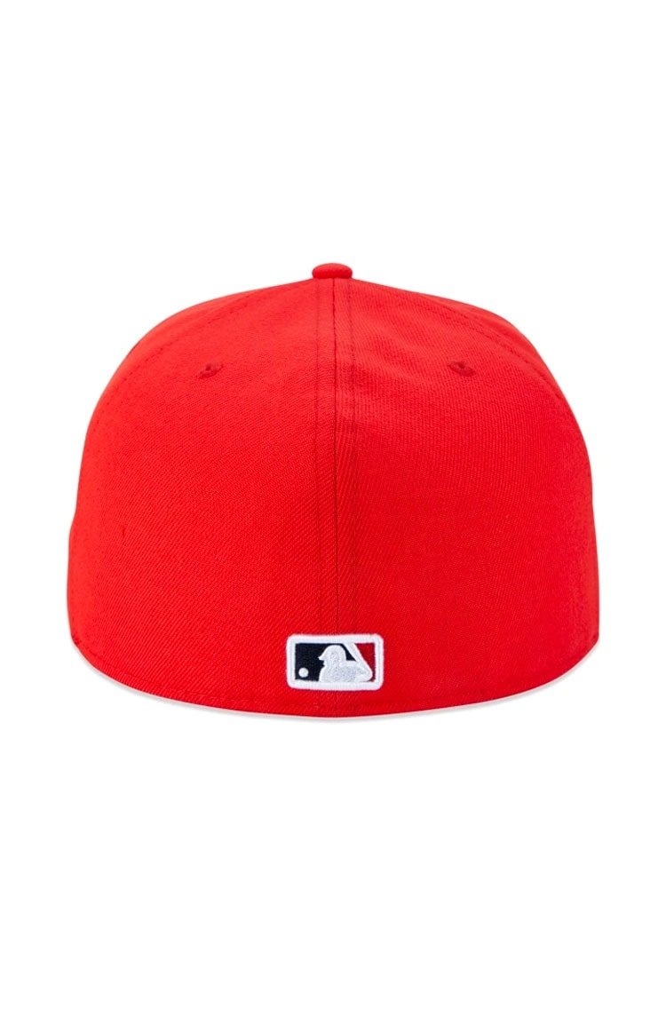 Boné New Era 59FIFTY MLB Boston Red Sox Street Vermelho/Branco - NewSkull