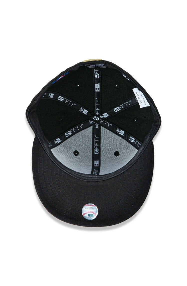 Boné New Era 59fifty Mlb New York Yankees Preto/Dourado - NewSkull
