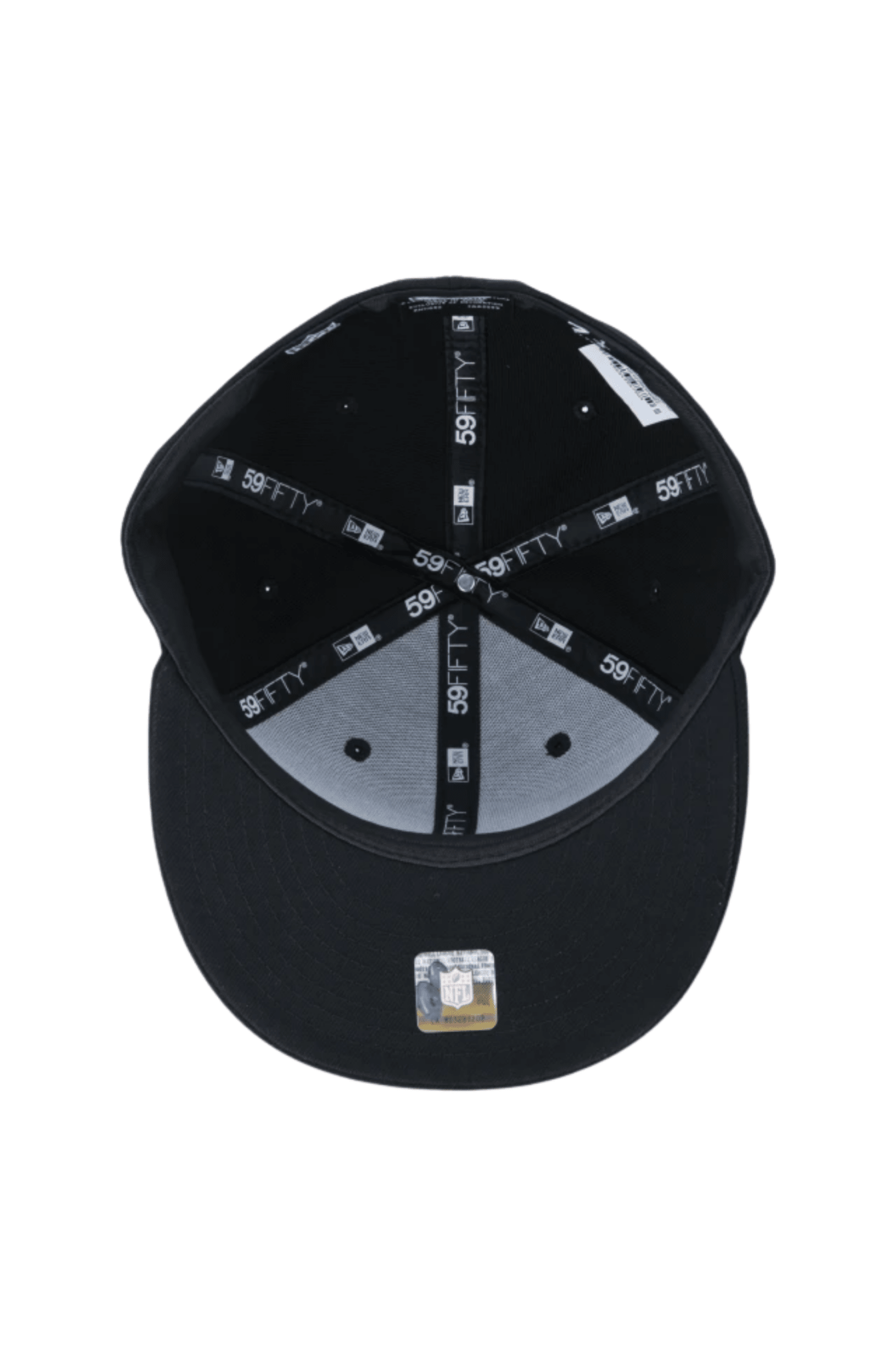 Boné New Era 59FIFTY NFL Las Vegas Raiders Preto/Branco - NewSkull
