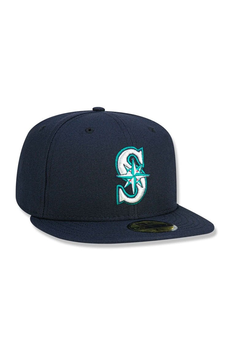 Boné New Era 59fifty Seattle Mariners Mlb Azul Marinho/Verde - NewSkull