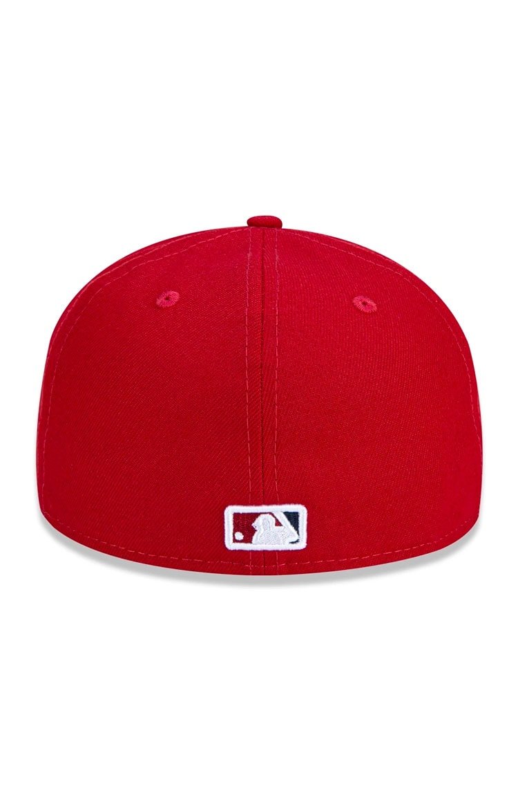 Boné New Era 59FIFTY Washington Nationals MLB Vermelho/Branco - NewSkull