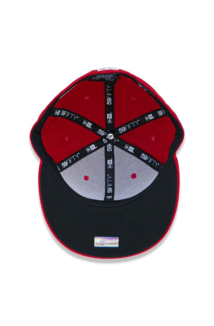 Boné New Era 59FIFTY Washington Nationals MLB Vermelho/Branco - NewSkull