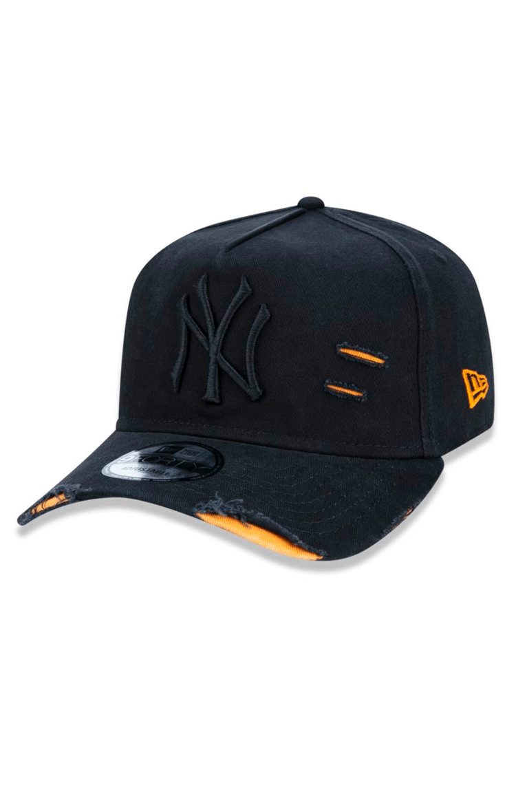 BONÉ NEW ERA 940 NEW YORK YANKEES MLB STRAPBACK PRETO - NewSkull