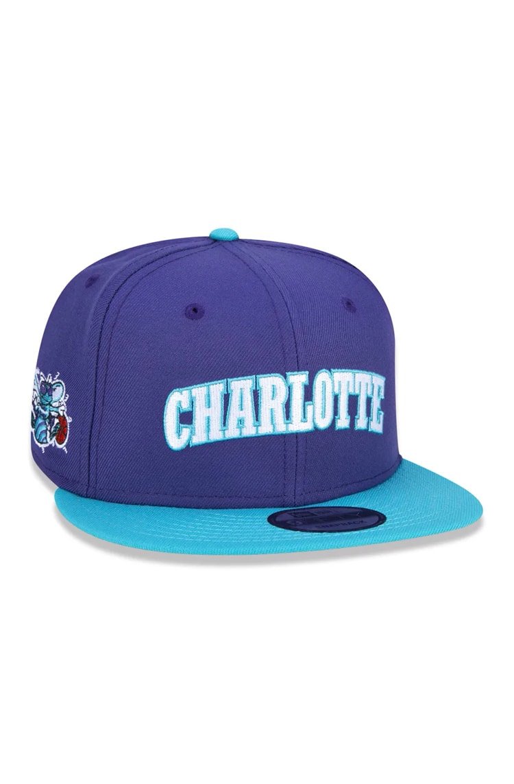 Boné New Era 9Fifty Charlotte Hornets Nba Roxo - NewSkull