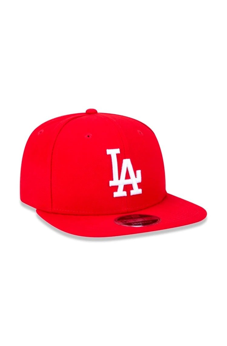 Boné New Era 9FIFTY Original Fit MLB Los Angeles Dodgers Vermelho/Branco - NewSkull