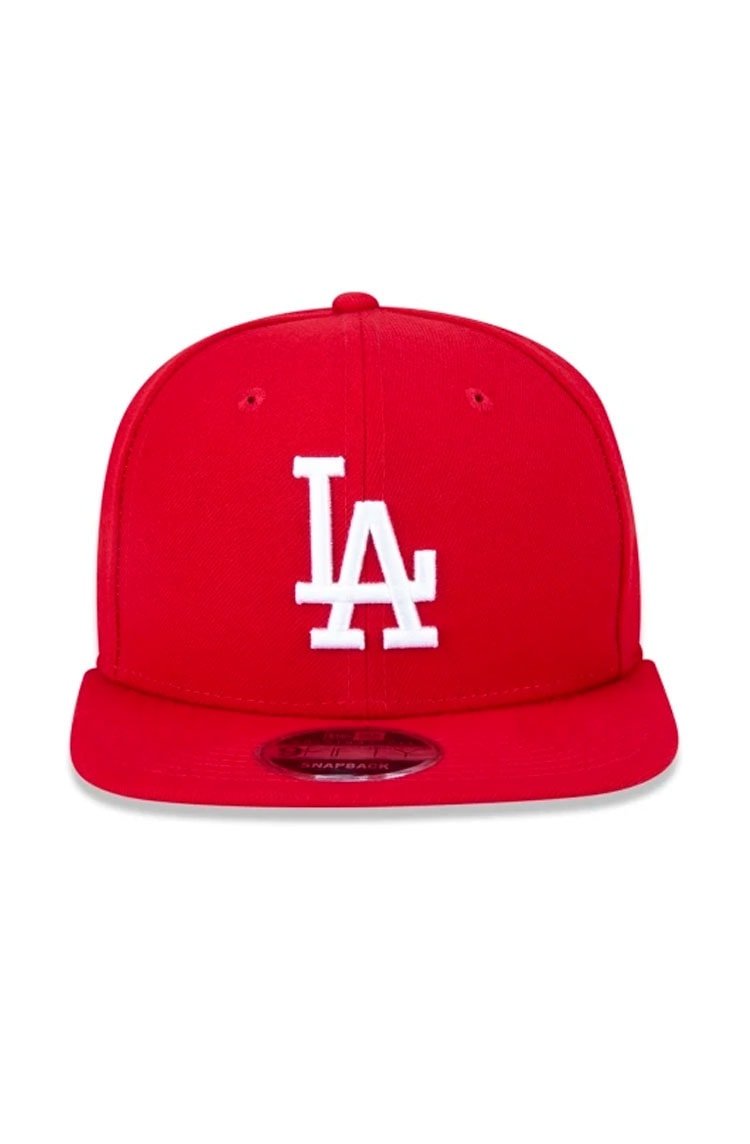 Boné New Era 9FIFTY Original Fit MLB Los Angeles Dodgers Vermelho/Branco - NewSkull