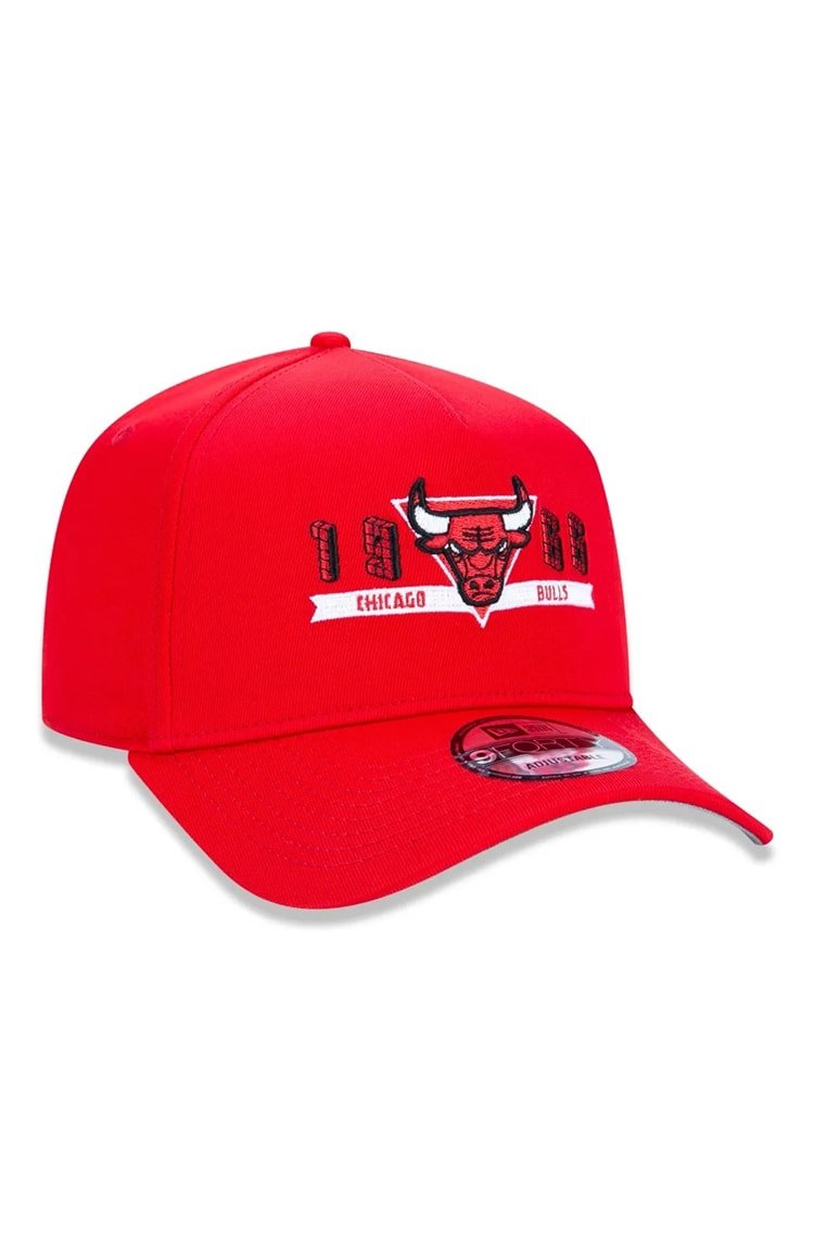 Boné New Era 9Forty Chicago Bulls Nba Vermelho - NewSkull