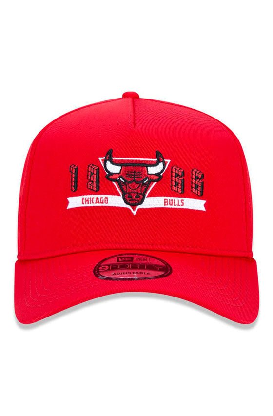 Boné New Era 9Forty Chicago Bulls Nba Vermelho - NewSkull